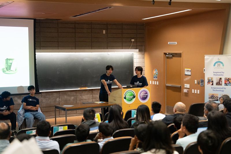 Panel discussion with student researchers